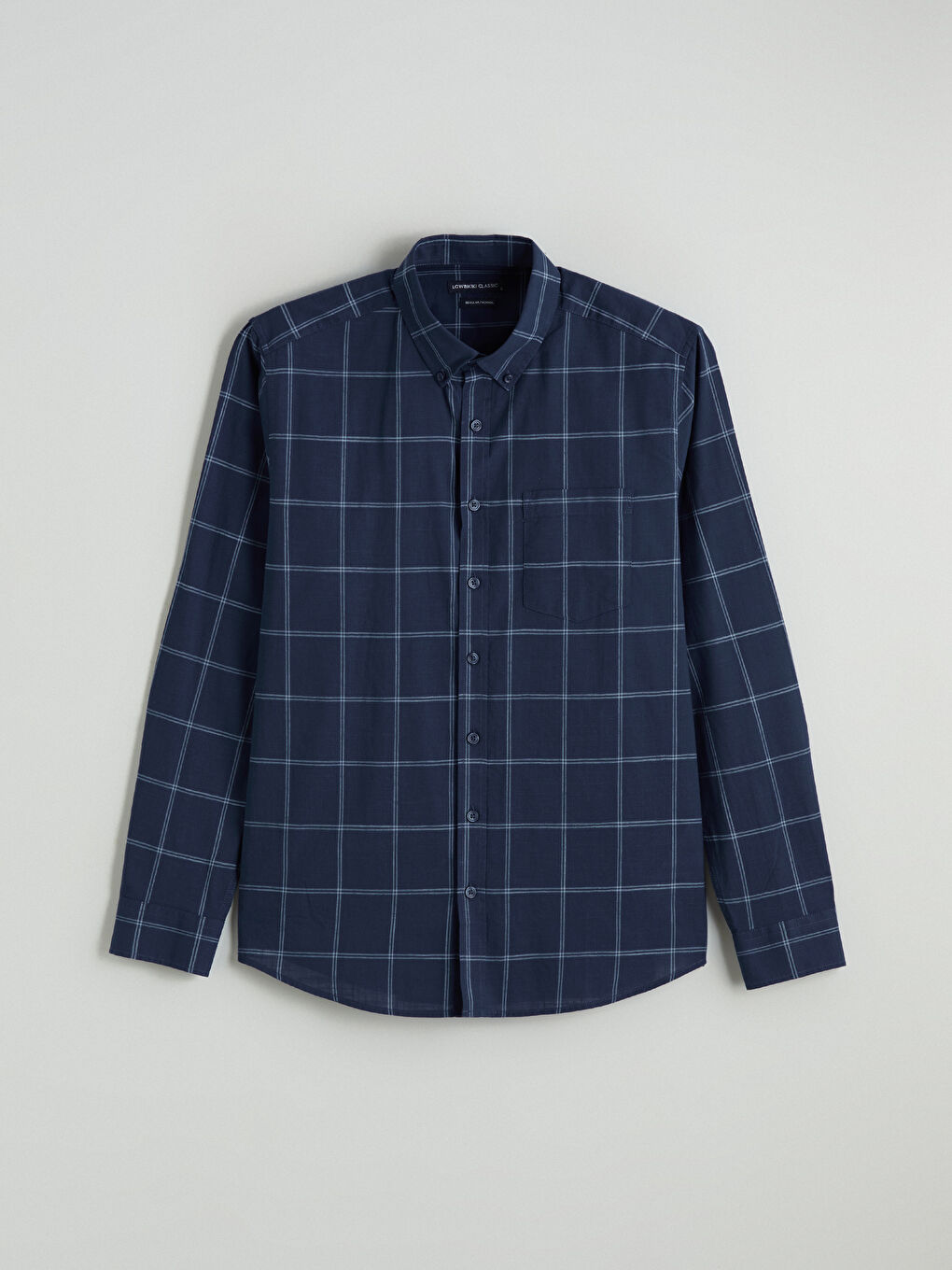 İndigo Regular Fit Ekose Erkek Gömlek-4