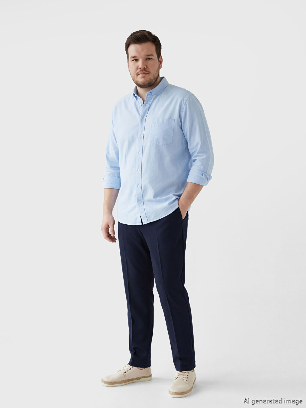 Mavi Regular Fit Oxford Erkek Gömlek-1