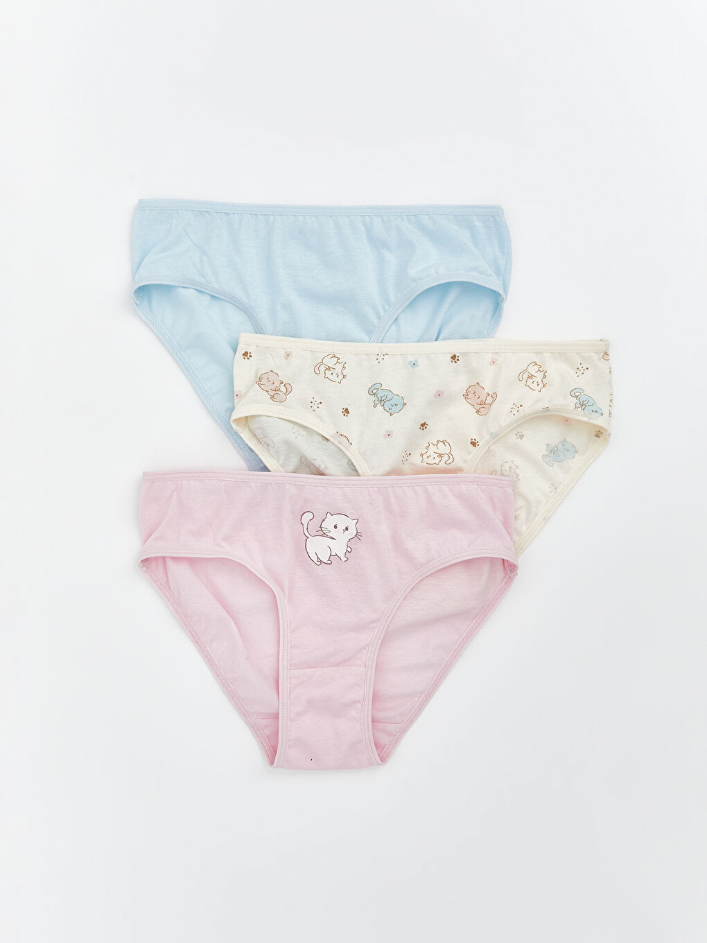 Bedruckte Mädchen-Slips 3er-Pack