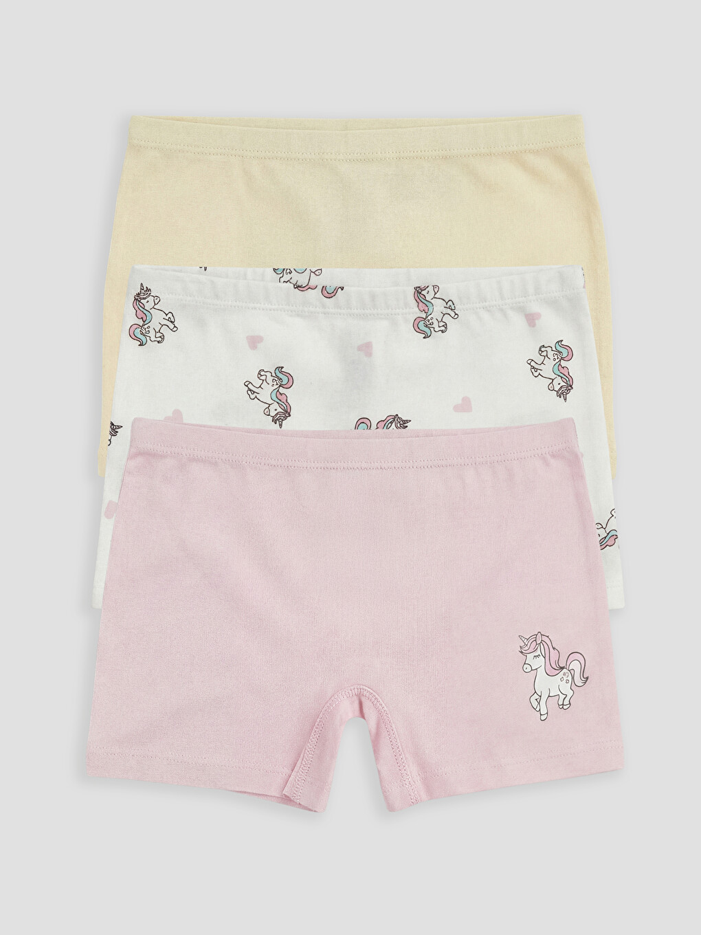 Girl White Boxer Briefs-1
