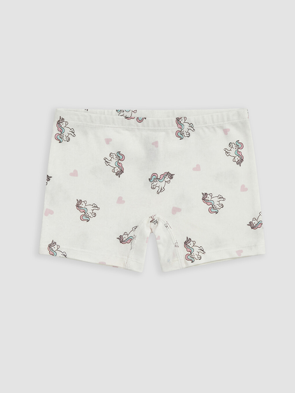 Girl White Boxer Briefs-3