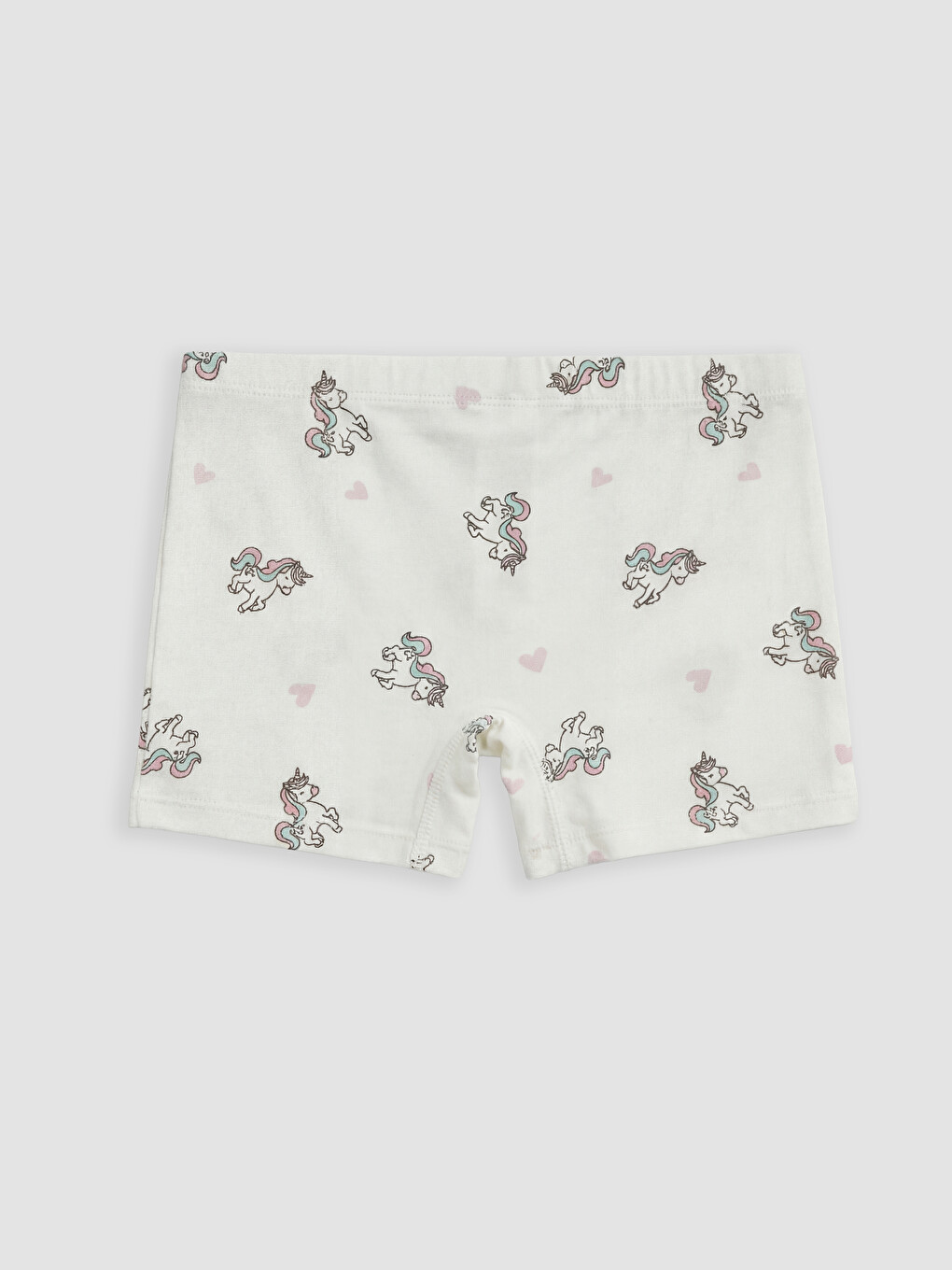 Girl White Boxer Briefs-4
