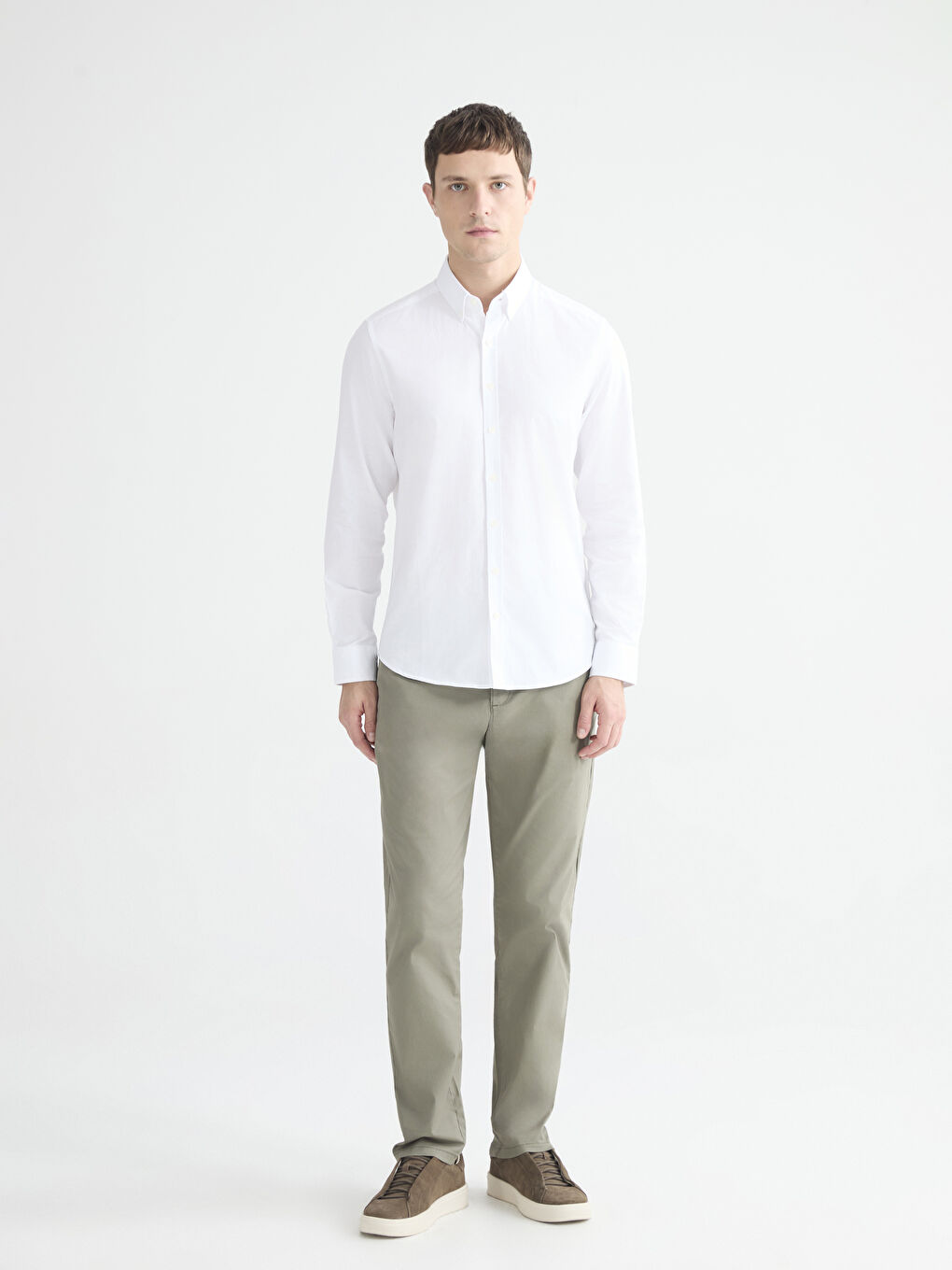 Men's Slim Fit Oxford Shirt-3