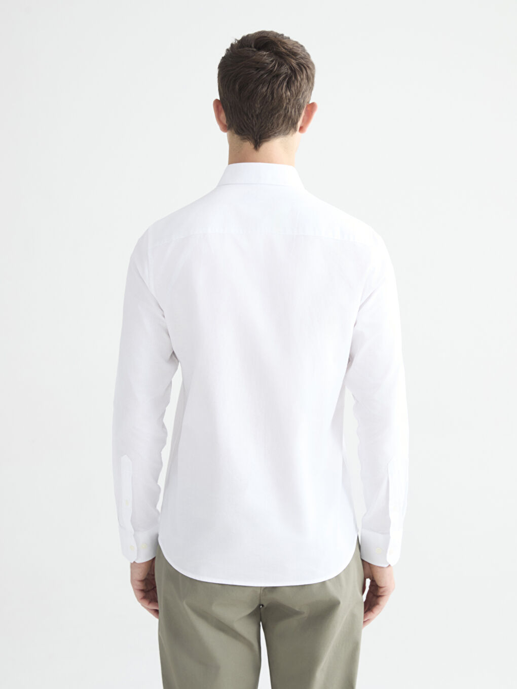 Men's Slim Fit Oxford Shirt-9