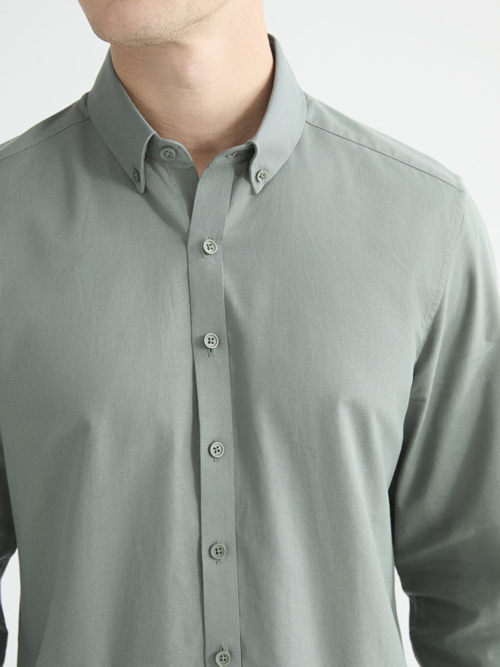 Men's Slim Fit Oxford Shirt-7