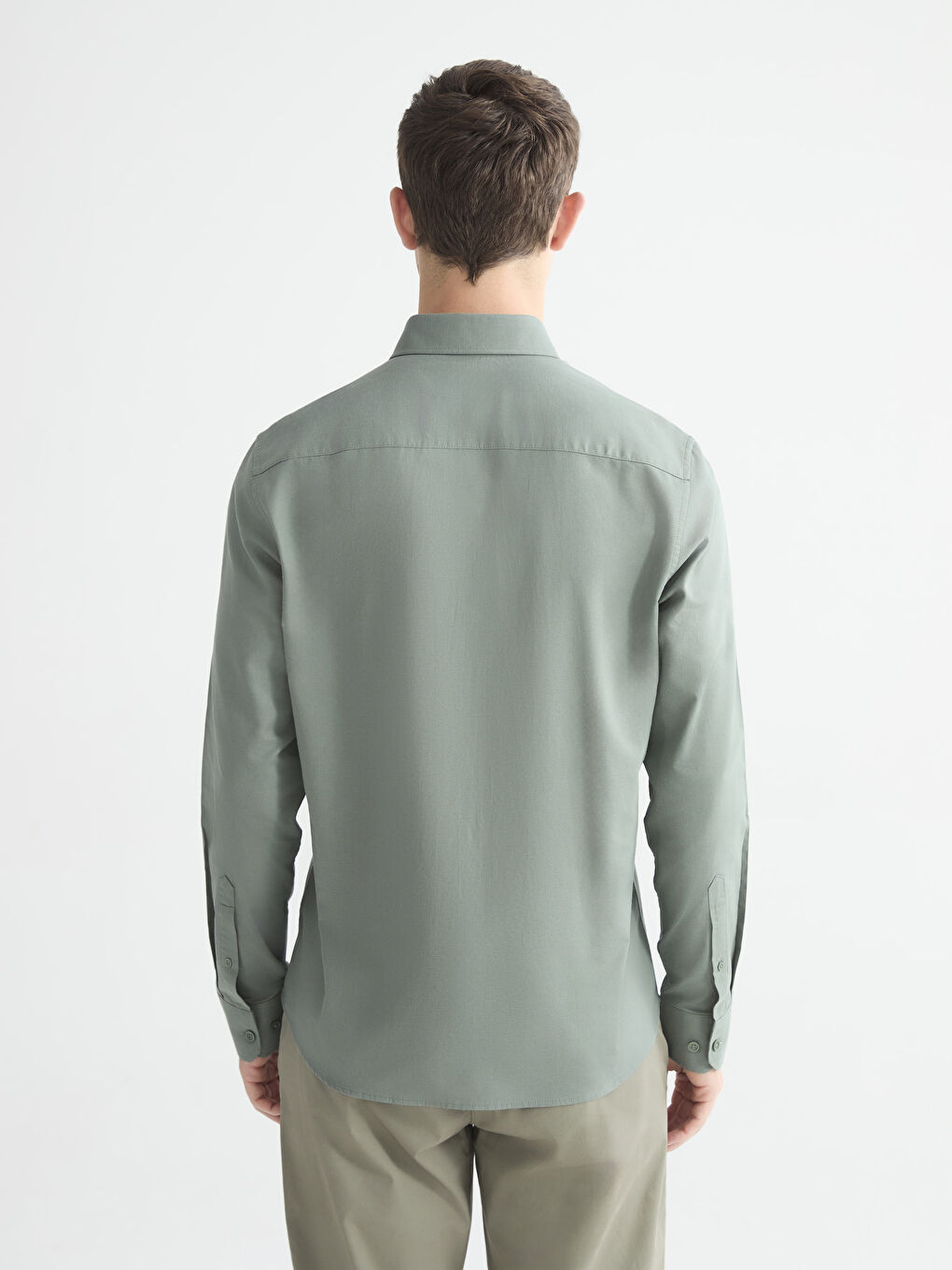 Men's Slim Fit Oxford Shirt-10