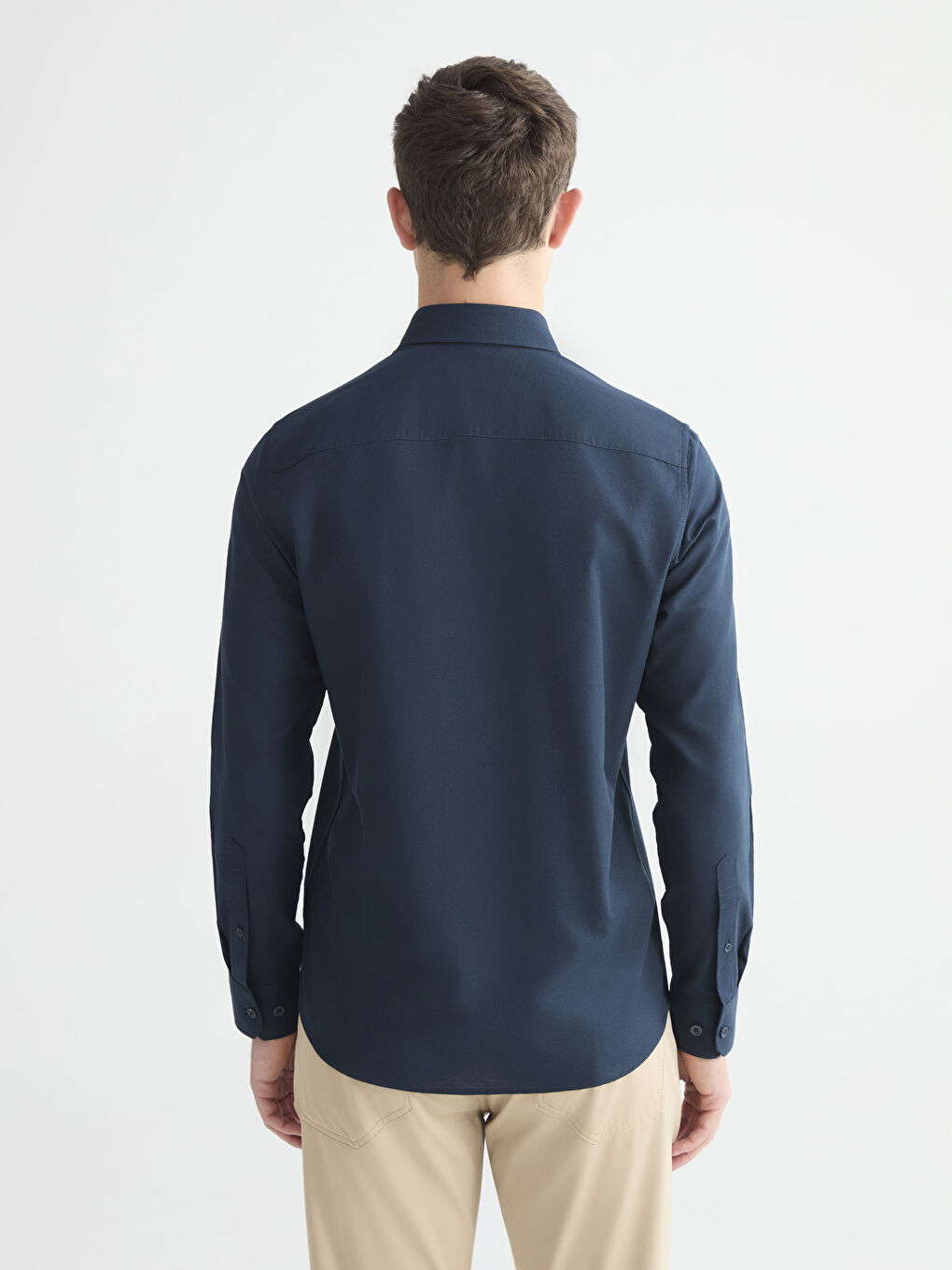 Men's Slim Fit Oxford Shirt-9