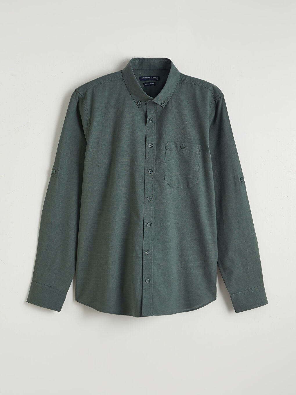 Regular Fit Poplin Men's Shirt-4