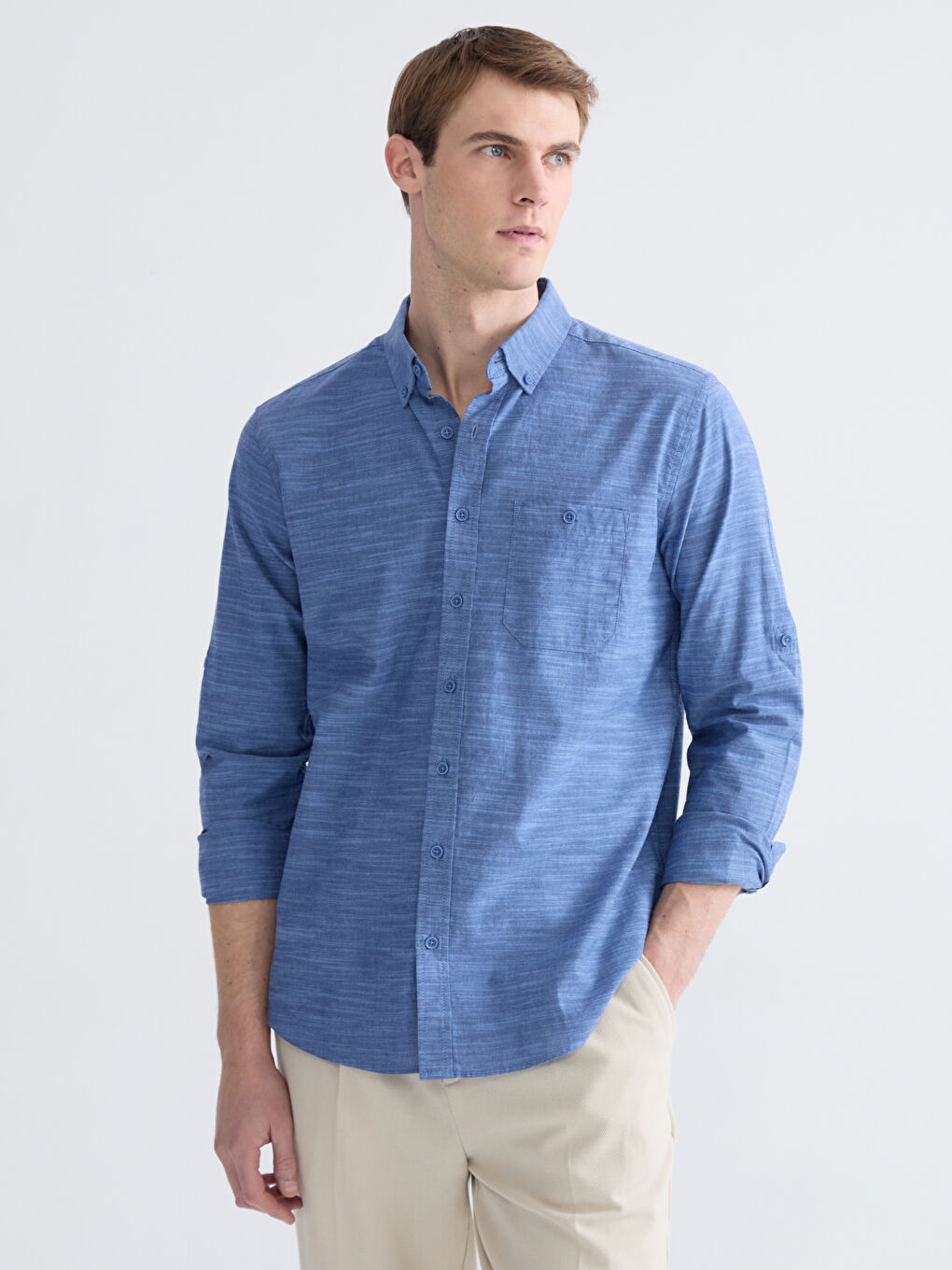 Man NAVY Shirt-1