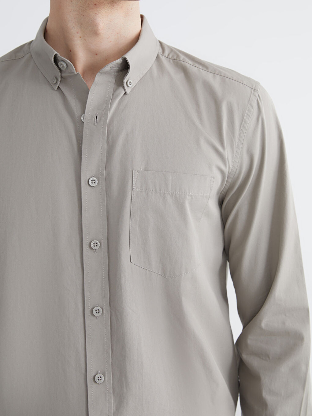 მამაკაცის რეგულარული მორგების პერანგი-2