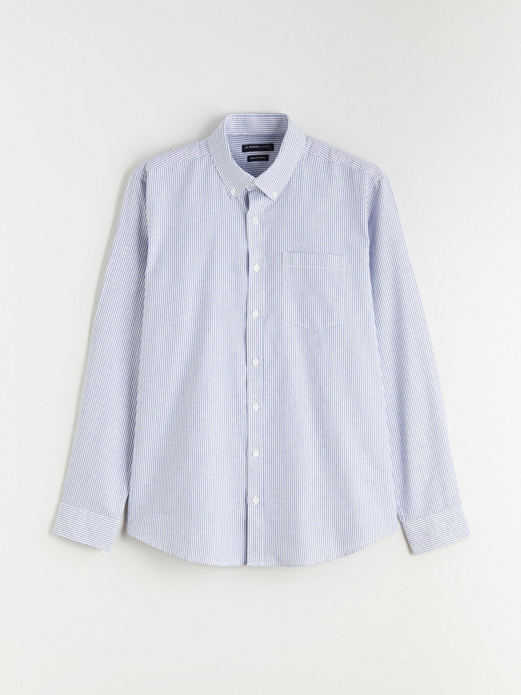 İndigo Regular Fit Çizgili Erkek Gömlek-4