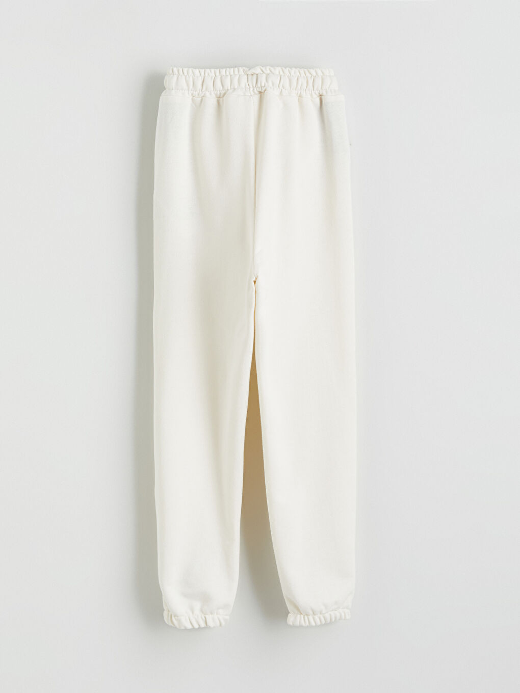 Bej Beli Lastikli Erkek Çocuk Jogger Eşofman Altı-1