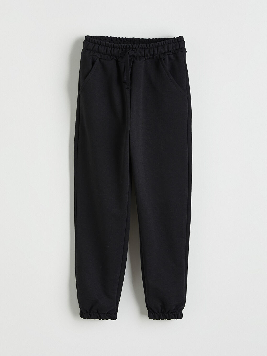 Siyah Erkek Çocuk Jogger Eşofman Altı 2'li-1