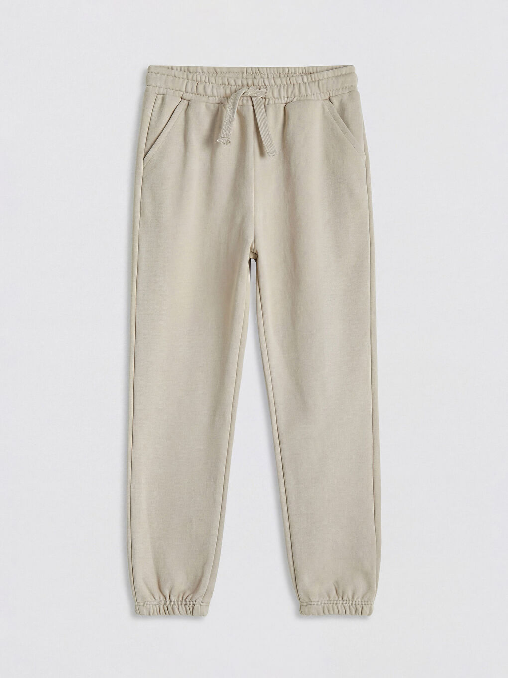 Bej Erkek Çocuk Jogger Eşofman Altı 2'li-3