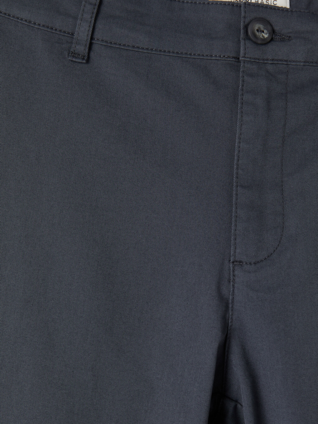 Antrasit Standart Kalıp Gabardin Erkek Chino Pantolon-2