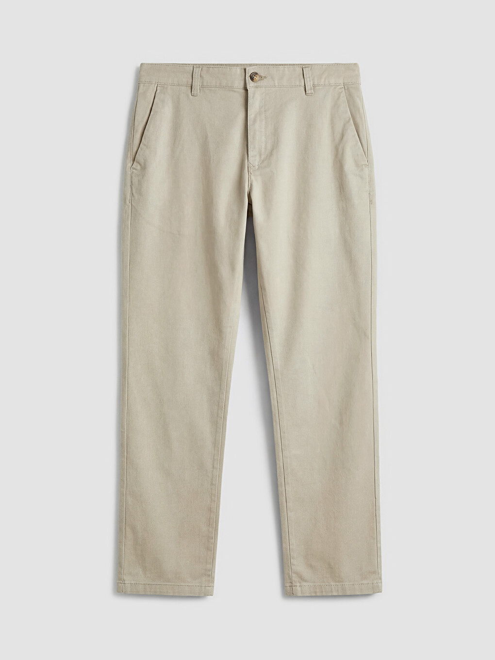 Pantalon chino en gabardine pour homme coupe standard-4