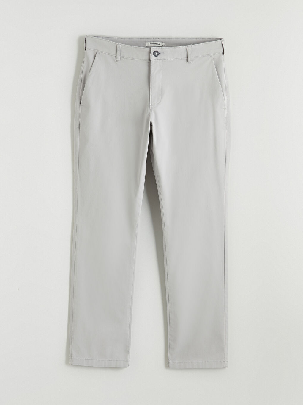 Standard Fit Gabardine Men's Chino Trousers-4