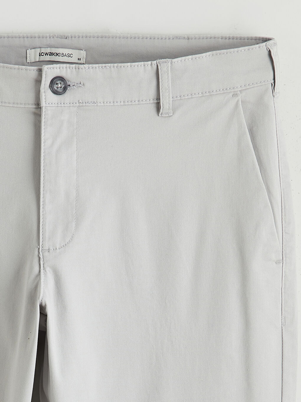 Standard Fit Gabardine Men's Chino Trousers-5