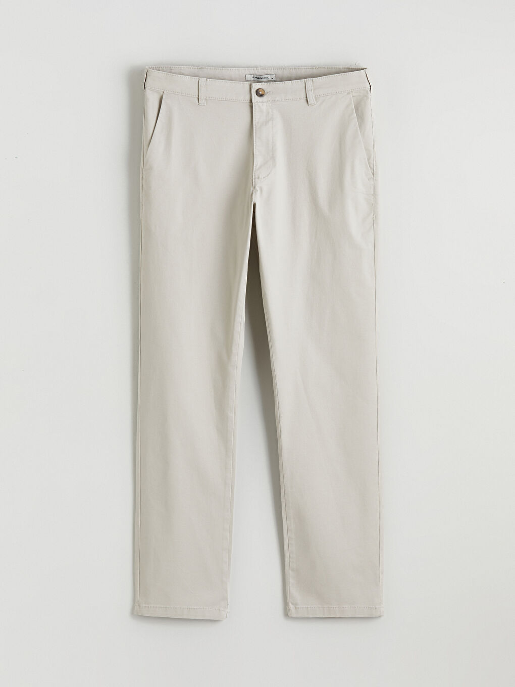 Standart Kalıp Gabardin Erkek Chino Pantolon-5