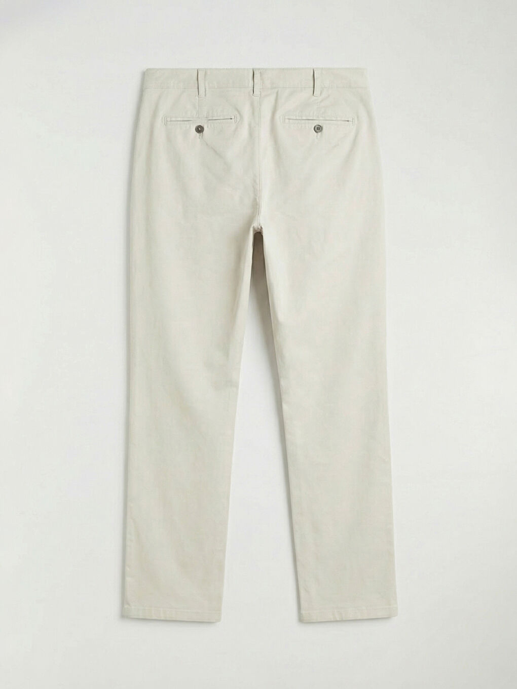 Bej Standart Kalıp Gabardin Erkek Chino Pantolon-1