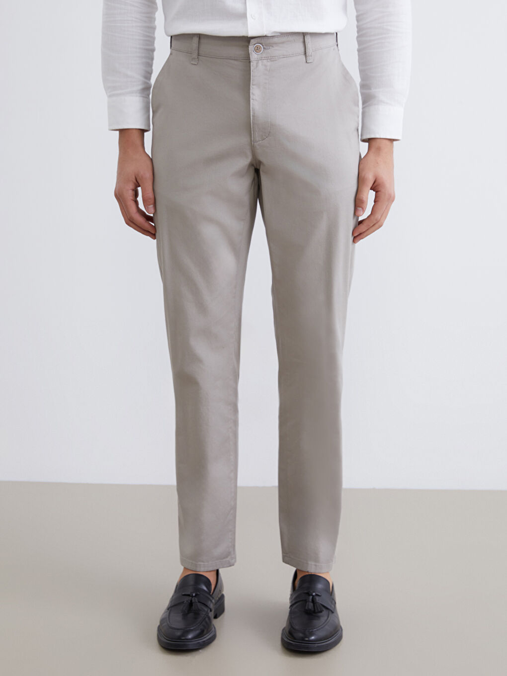 پانتۆڵی چینۆی گاباردین فیتی ئاسایی - بۆ پیاوان-1