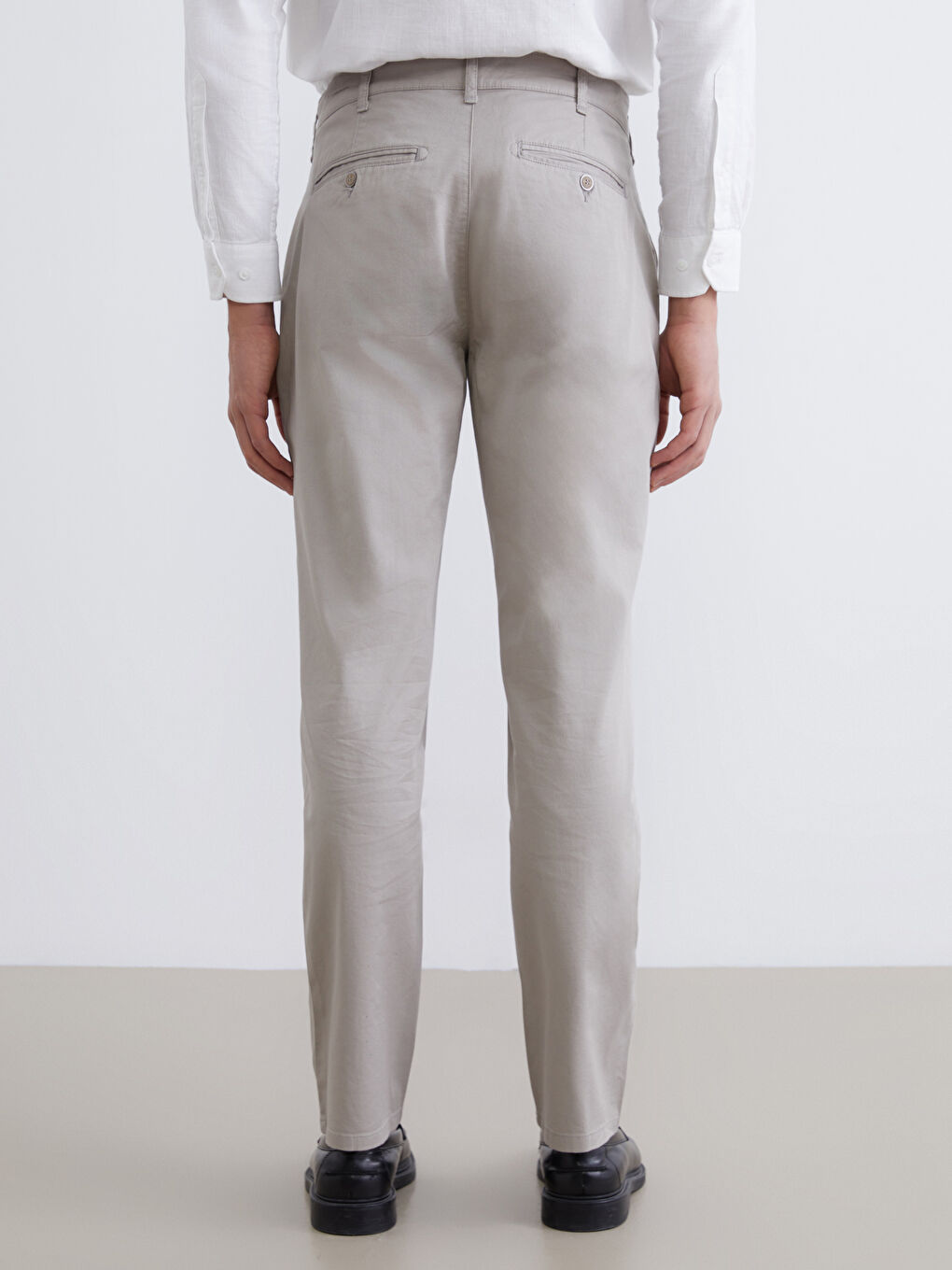 پانتۆڵی چینۆی گاباردین فیتی ئاسایی - بۆ پیاوان-3