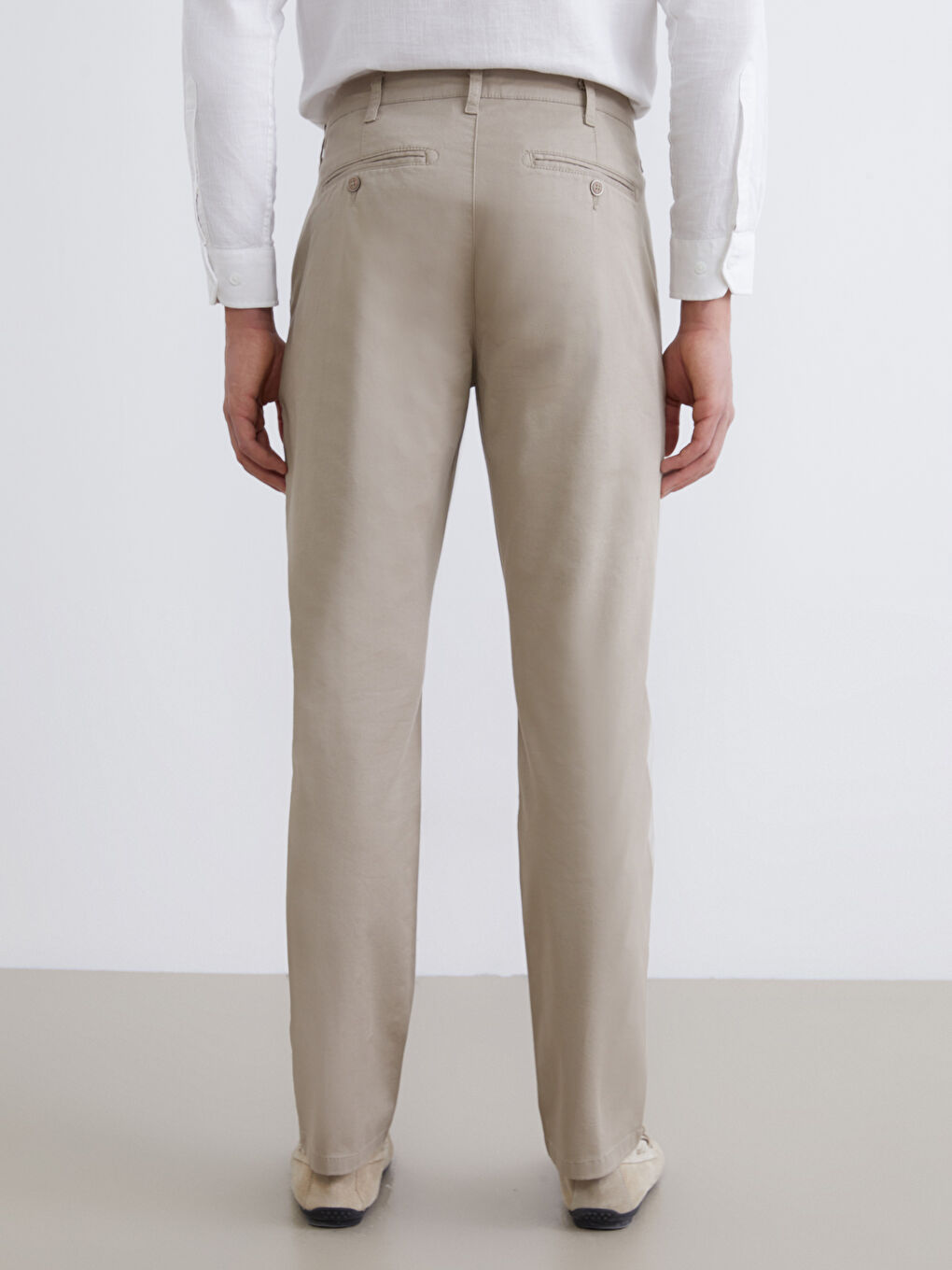 پانتۆڵی چینۆی گاباردین فیتی ئاسایی - بۆ پیاوان-3