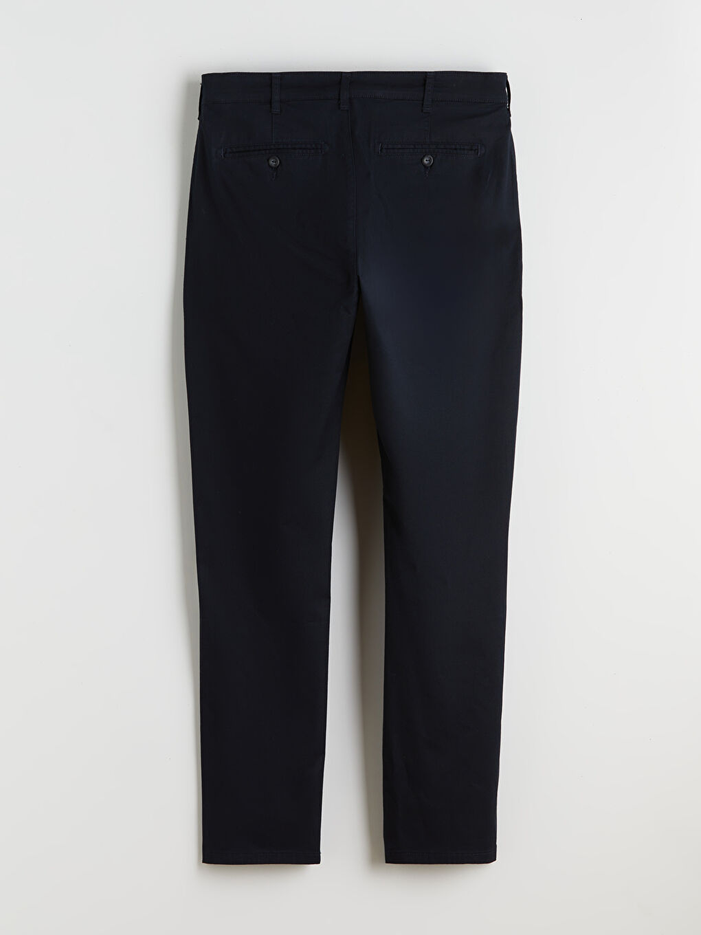 Lacivert Standart Kalıp Gabardin Erkek Chino Pantolon-5