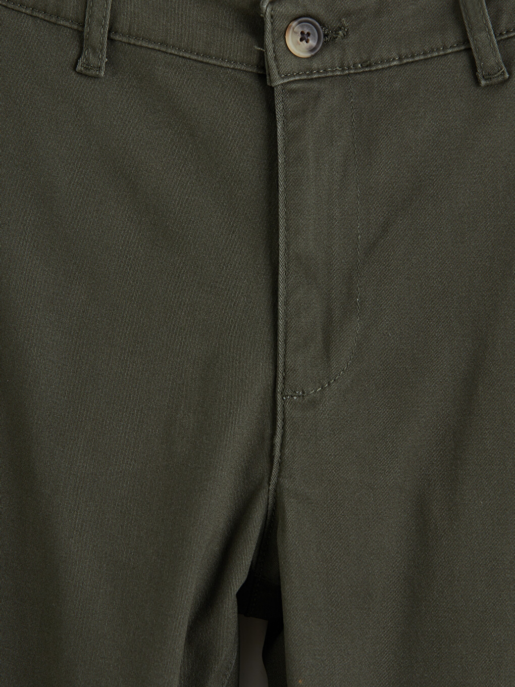 Standard Fit Gabardine Men's Chino Trousers-5