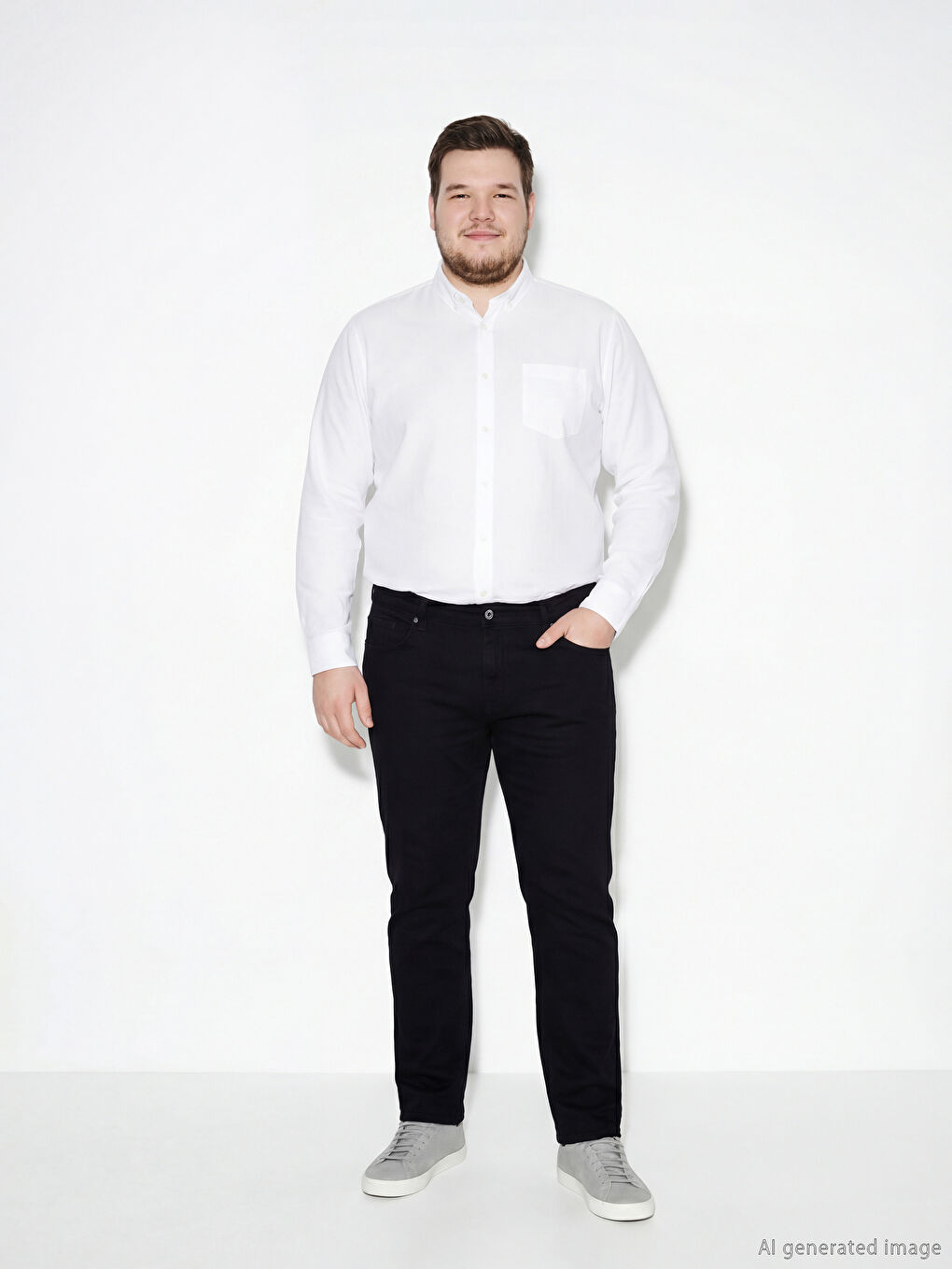 Slim Fit Gabardine Men's Chino Trousers-1