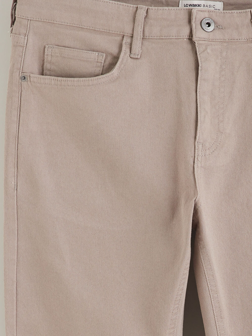 Slim Fit Gabardine Men's Chino Trousers-5