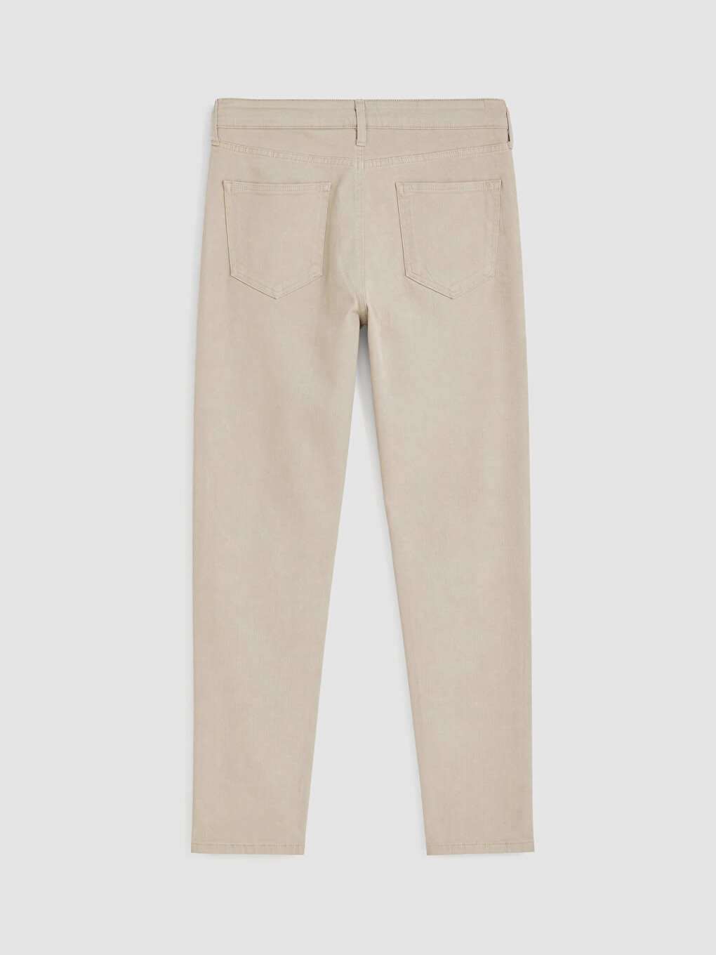 Bej Slim Fit Erkek Chino Pantolon-1
