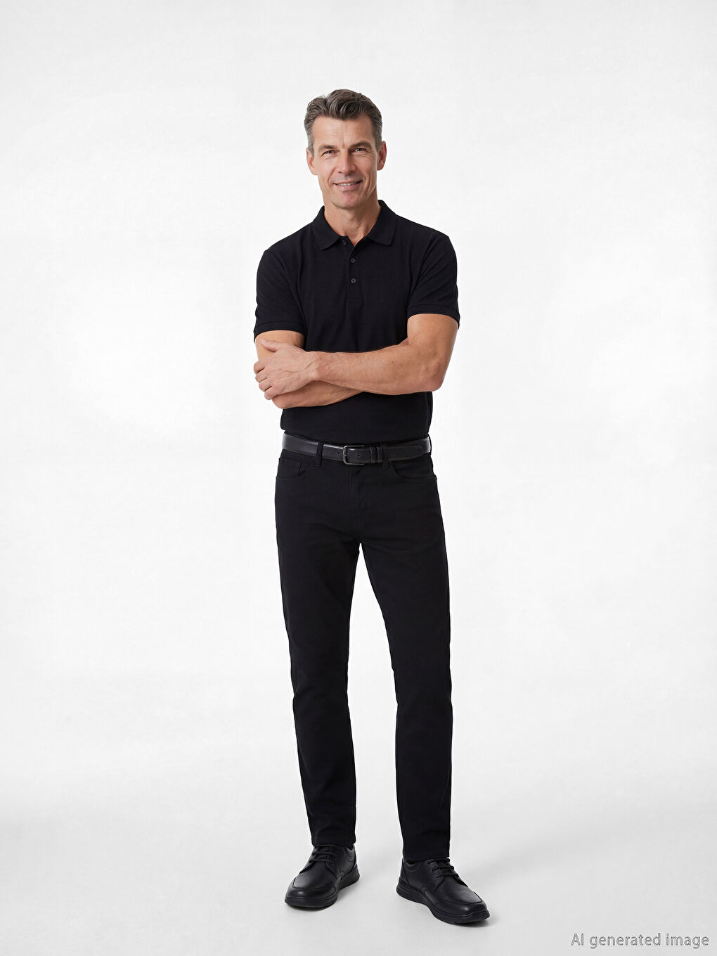 Man BLACK Chino Trousers