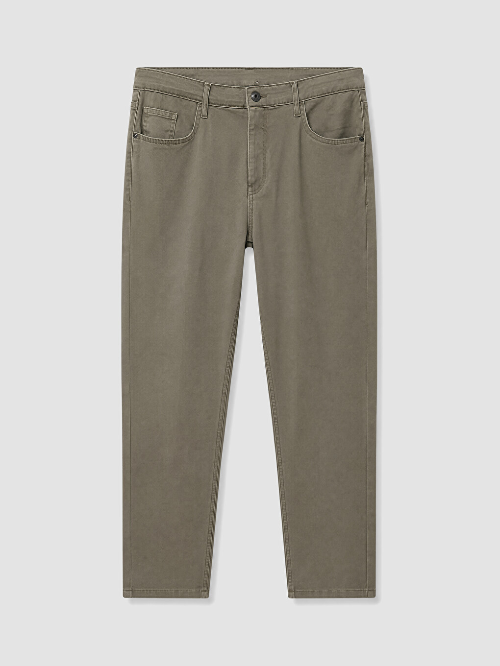 Slim Fit Gabardine Men's Chino Trousers