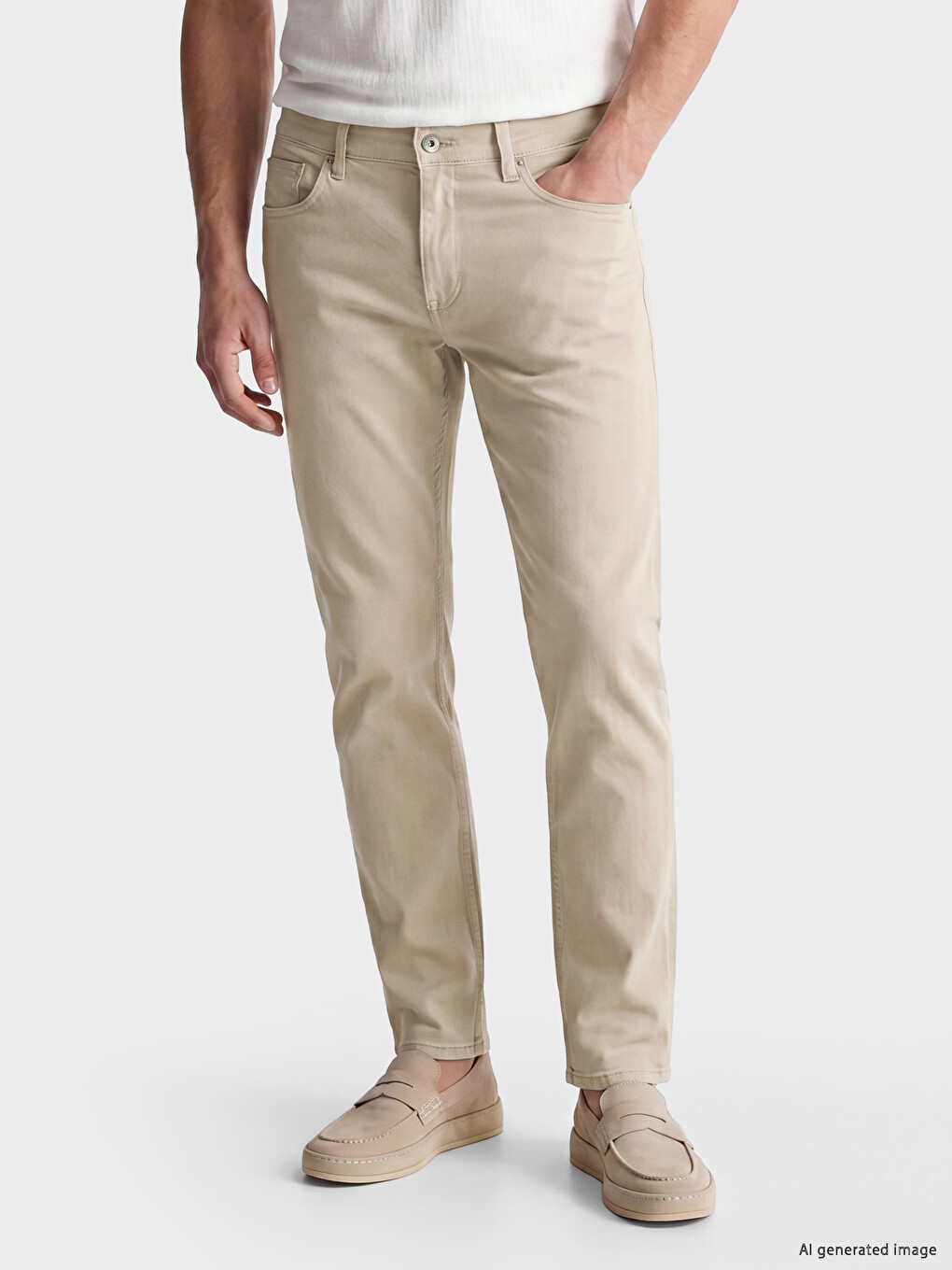 Slim Fit Men's Chino Trousers-1