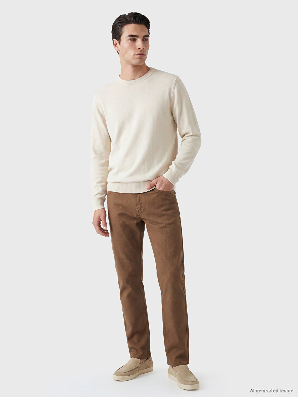 Slim Fit Men's Chino Trousers-1