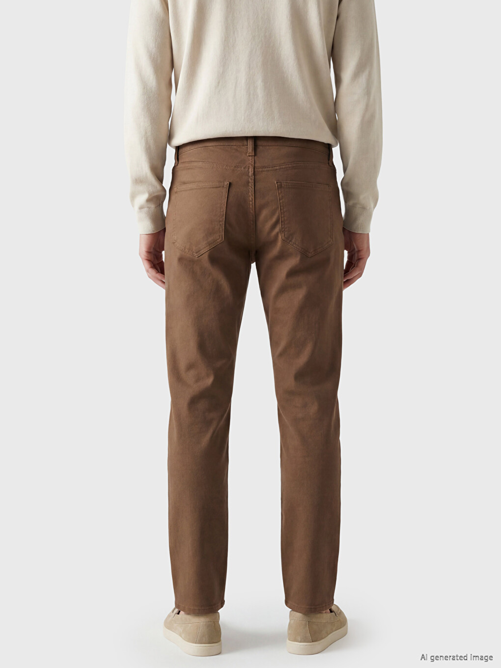 Slim Fit Men's Chino Trousers-3