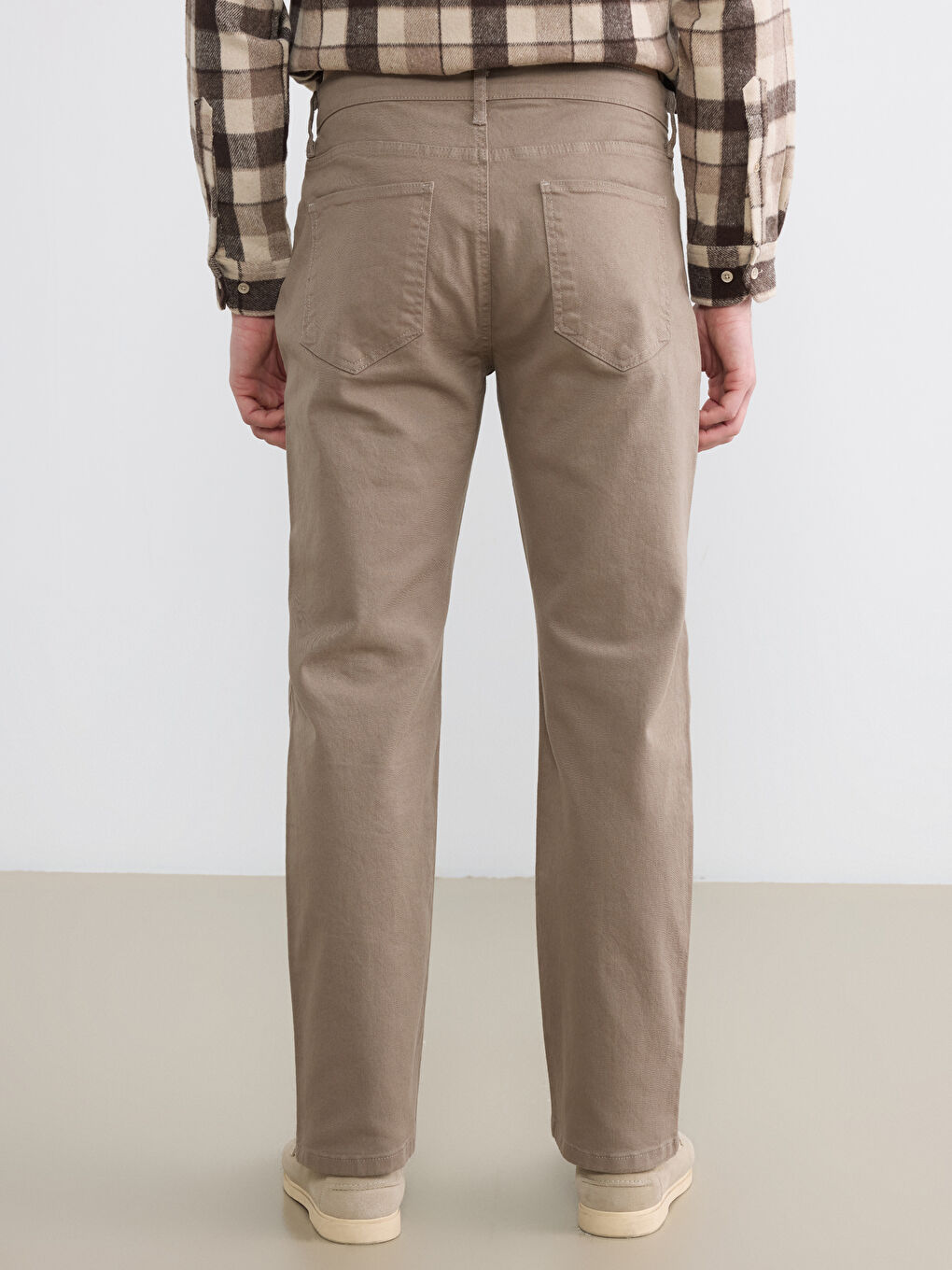 Standart Kalıp Erkek Chino Pantolon-3