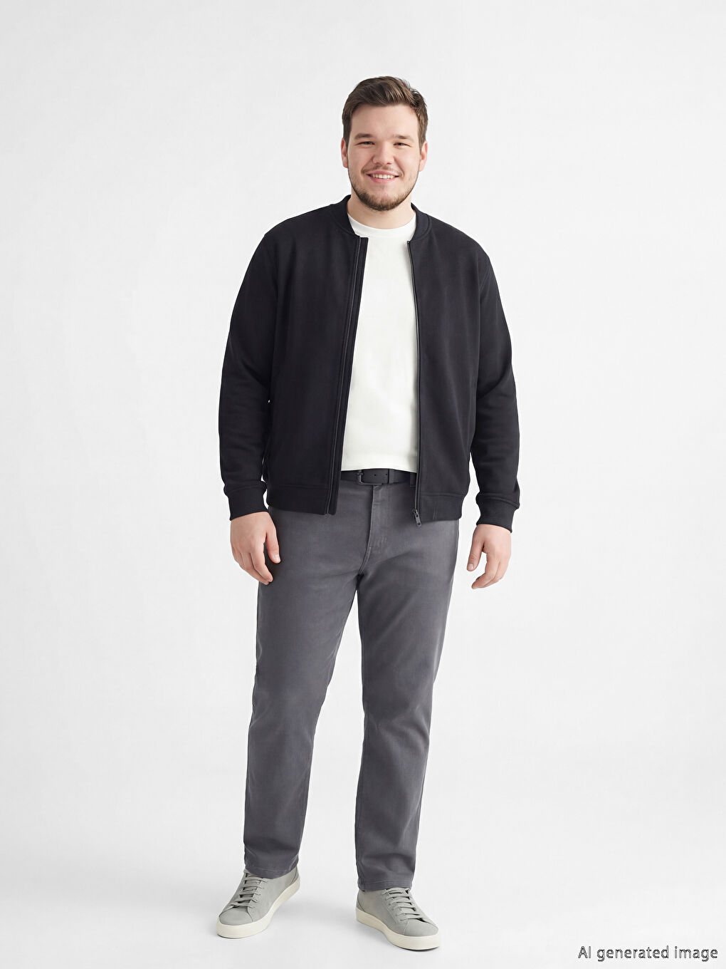 Чино панталони с редовен силует за мъже-1