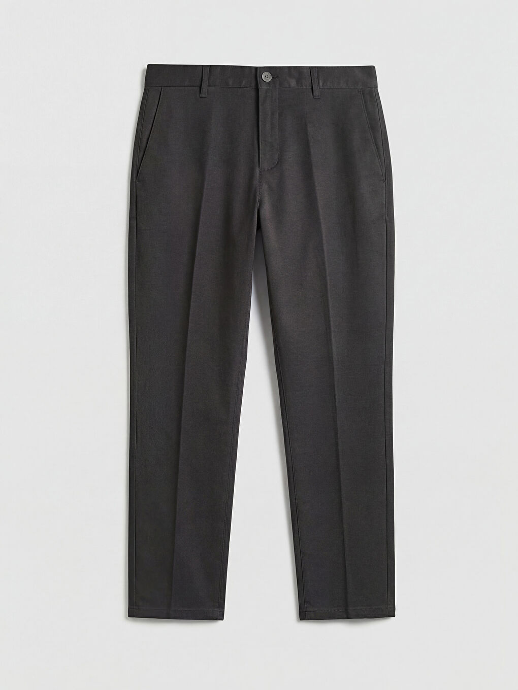 Kahverengi Dar Kalıp Erkek Chino Pantolon