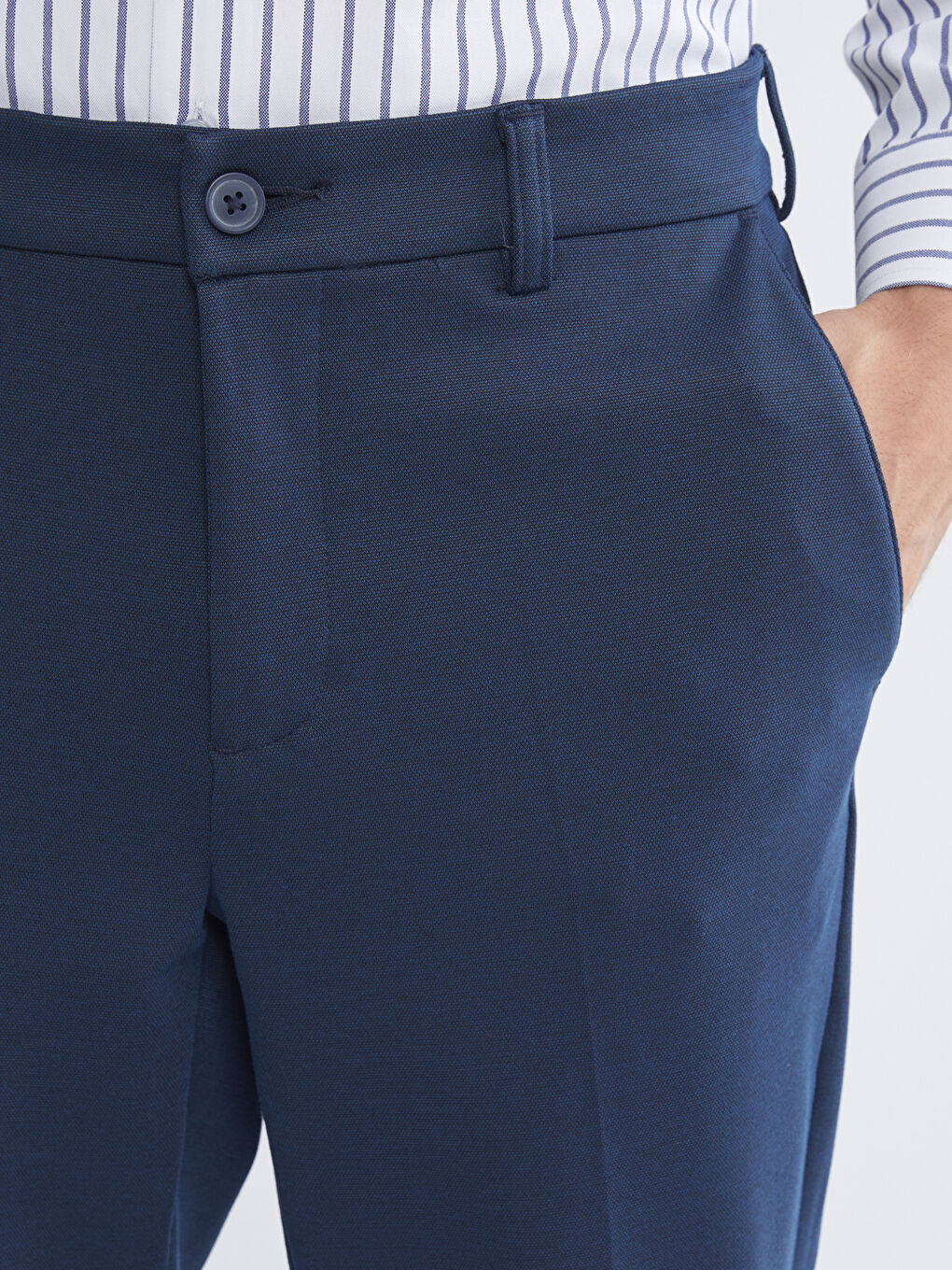 İndigo Dar Kalıp Erkek Chino Pantolon-2