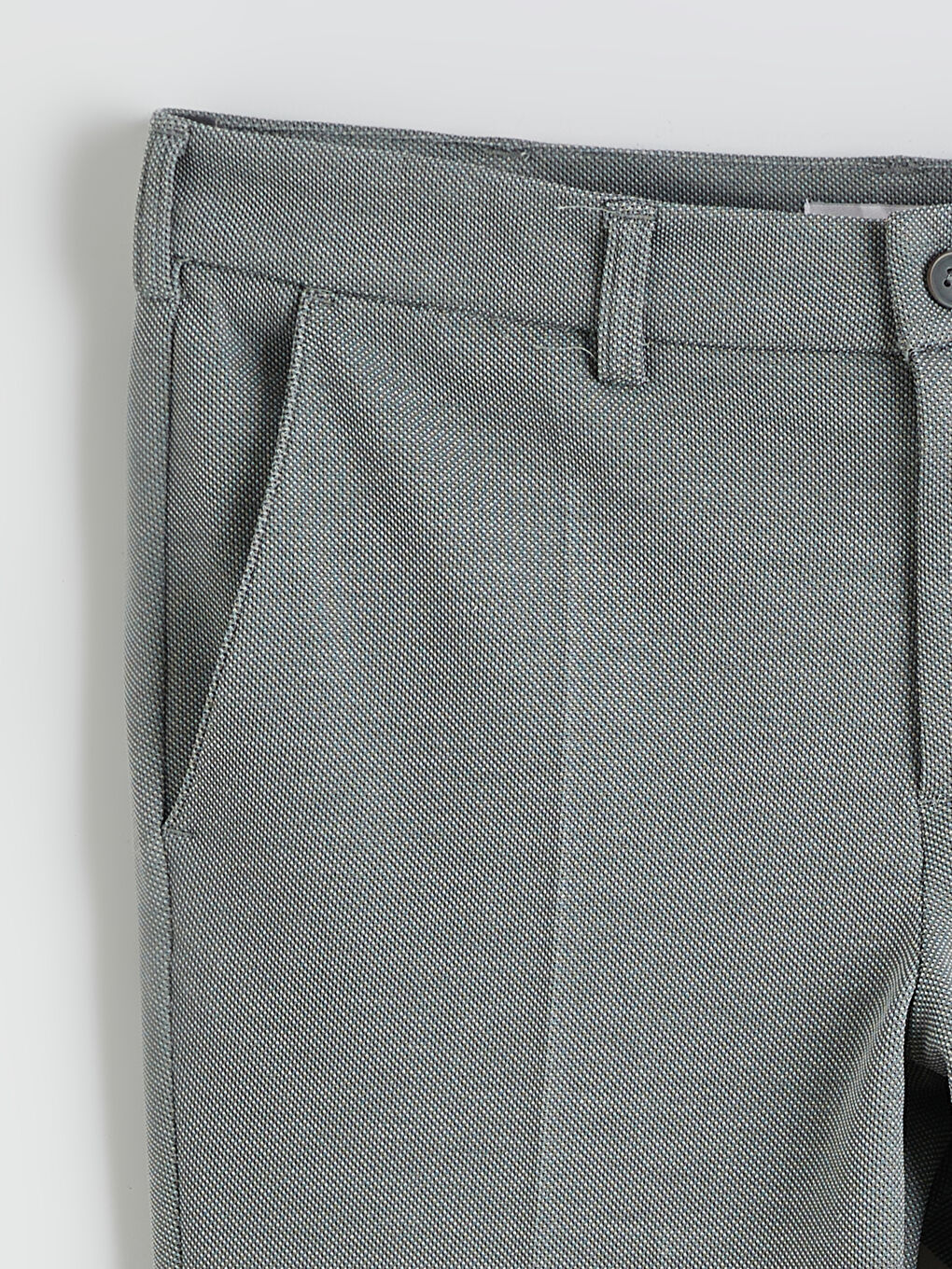 Haki Dar Kalıp Erkek Chino Pantolon-5