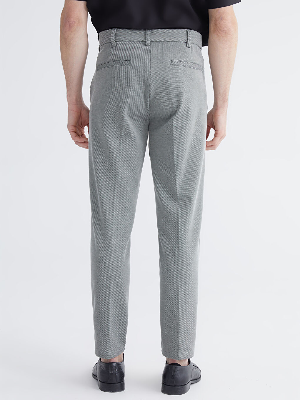 Haki Dar Kalıp Erkek Chino Pantolon-3