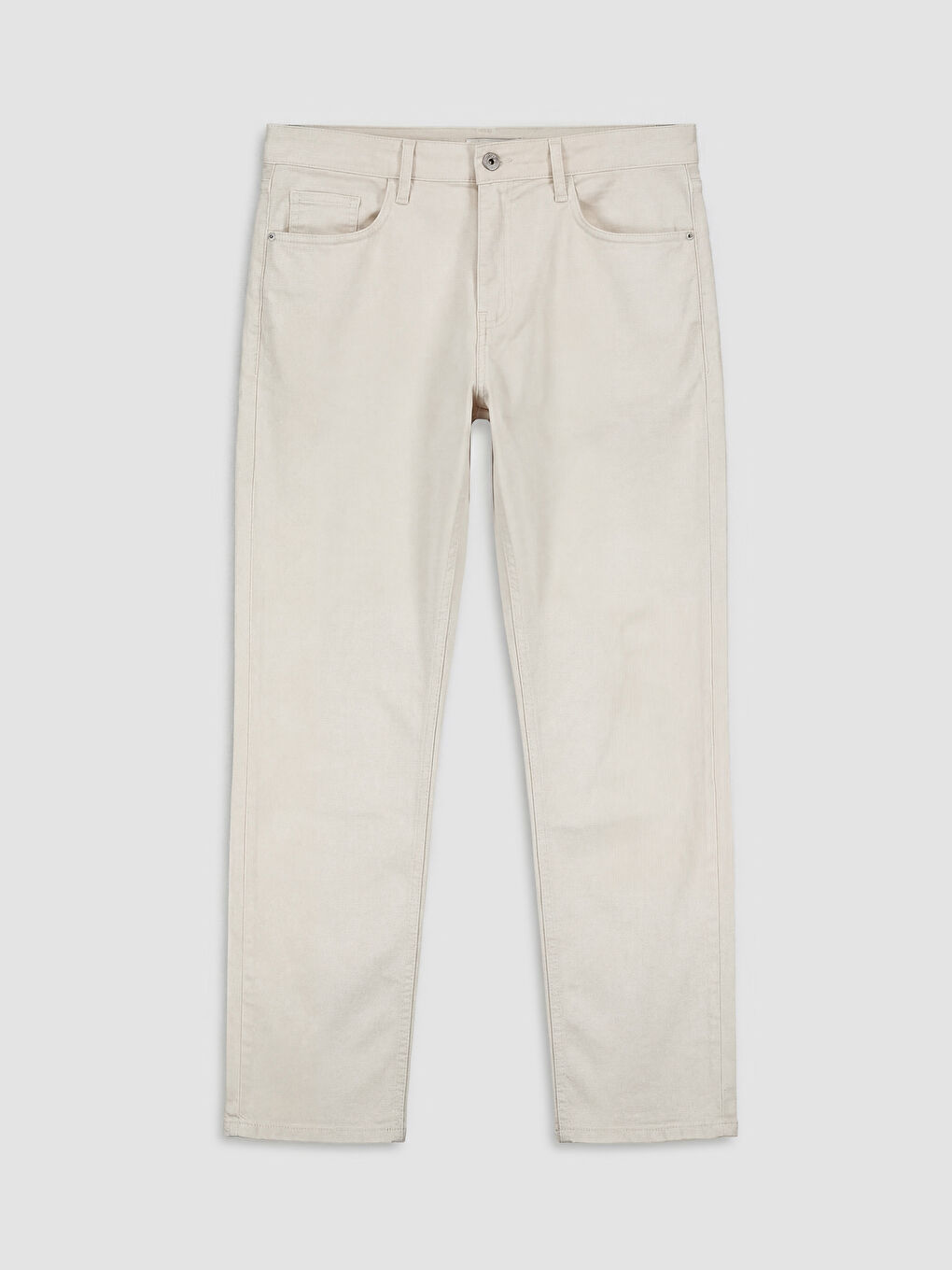 Bej Standart Kalıp Erkek Chino Pantolon
