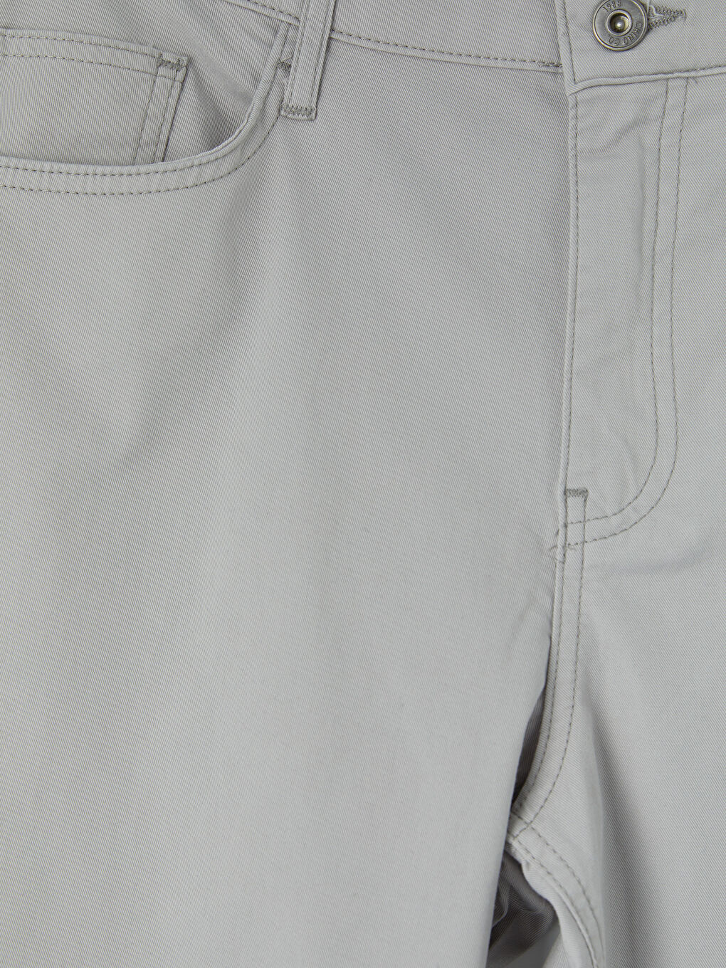 Gri Standart Kalıp Erkek Chino Pantolon-2