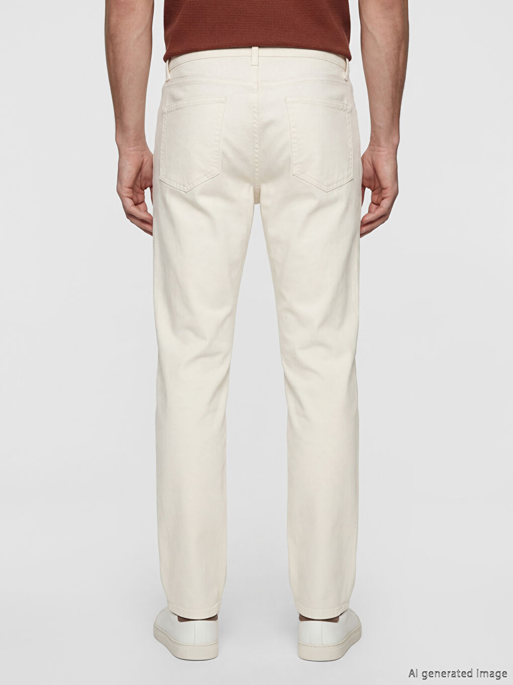 Bej Regular Fit Gabardin Erkek Chino Pantolon-3