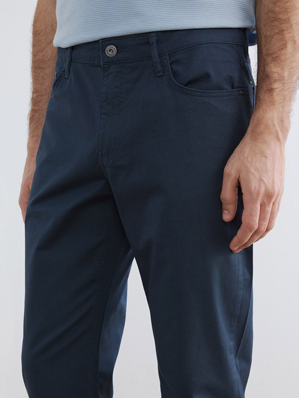 İndigo Regular Fit Gabardin Erkek Chino Pantolon-2