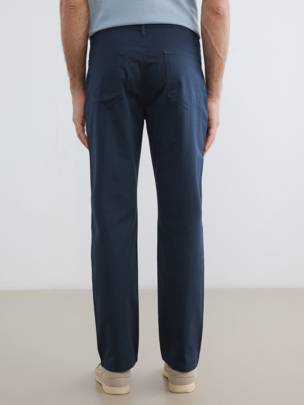 İndigo Regular Fit Gabardin Erkek Chino Pantolon-3