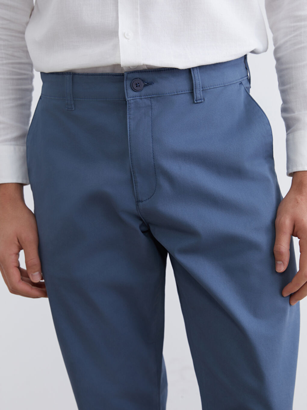 გამხდარი მამაკაცის ჩინოს შარვალი-2