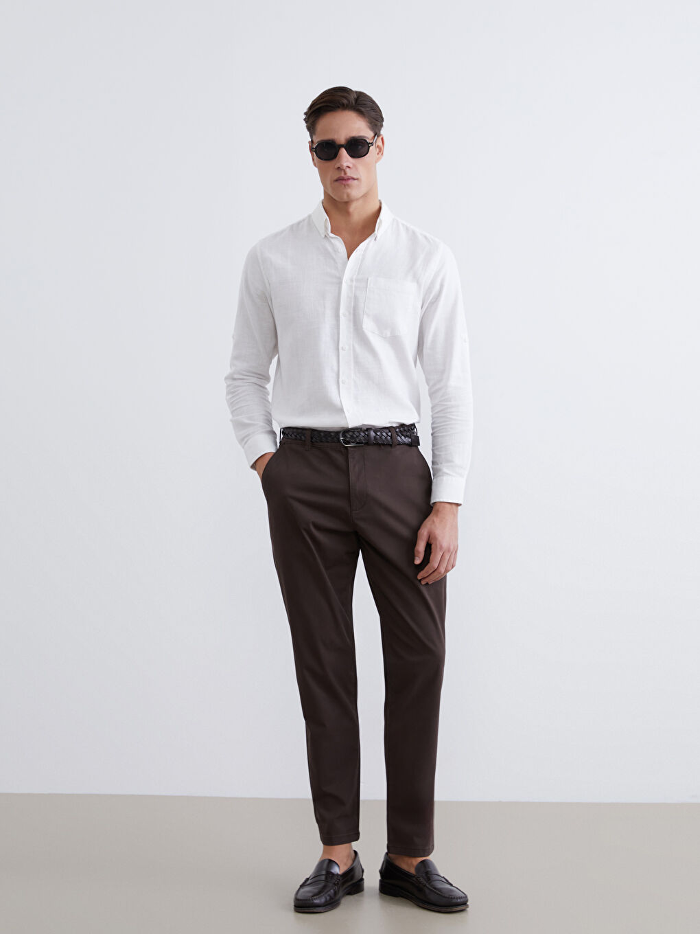Slim Fit Men's Chino Trousers